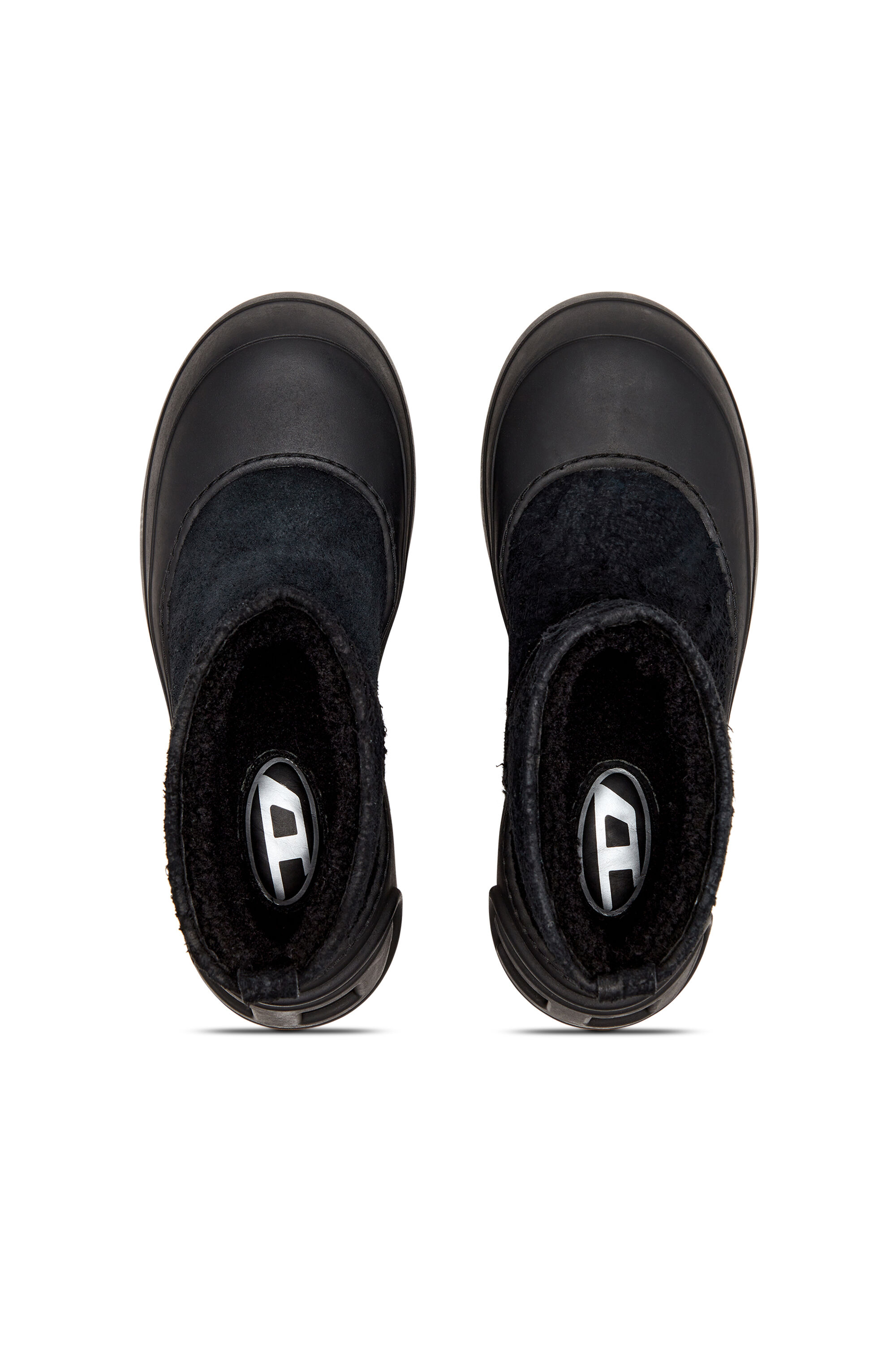 Diesel - D-DONALD MONTONE, D-Donald-Stivaletto chunky con suola carrarmato Uomo in Nero - 4