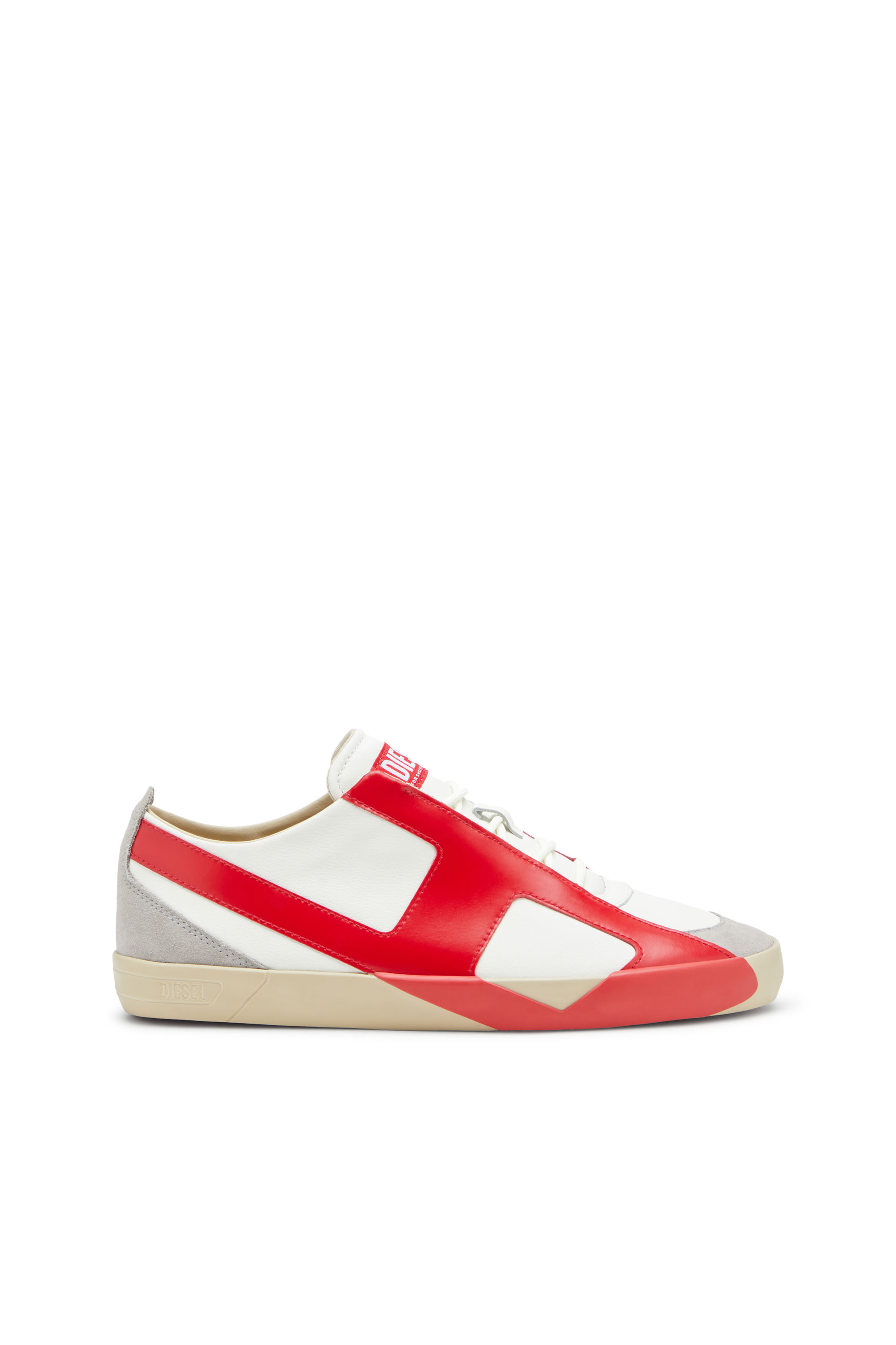 Diesel - S-SLANTE-D LOW, S-Slante-D-Sneakers in pelle e suede con logo D Uomo in ToBeDefined - 1