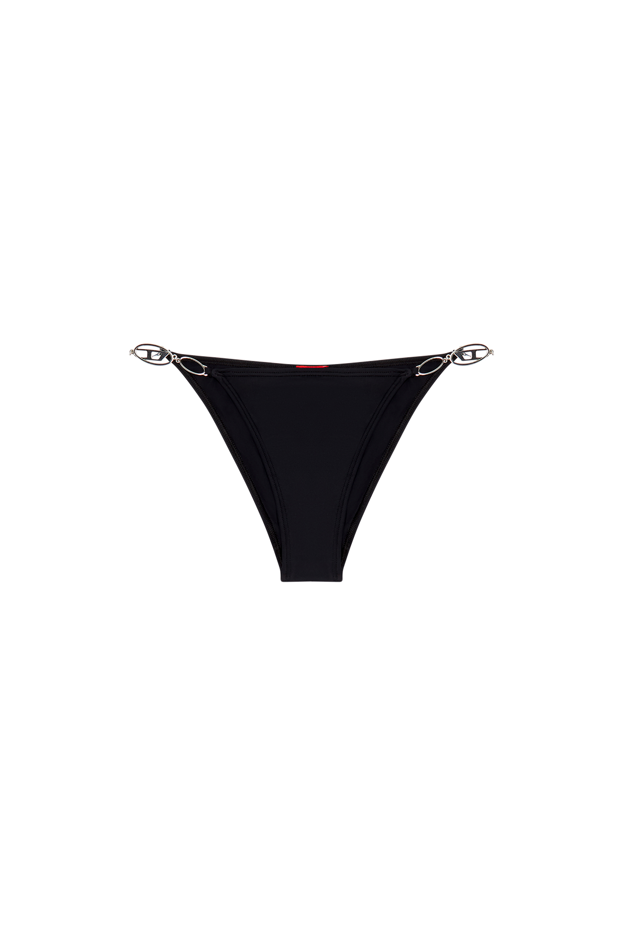 Diesel - BFPN-IRINA, Damen Bikini-Hose mit Oval D-Plaketten in Schwarz - 4