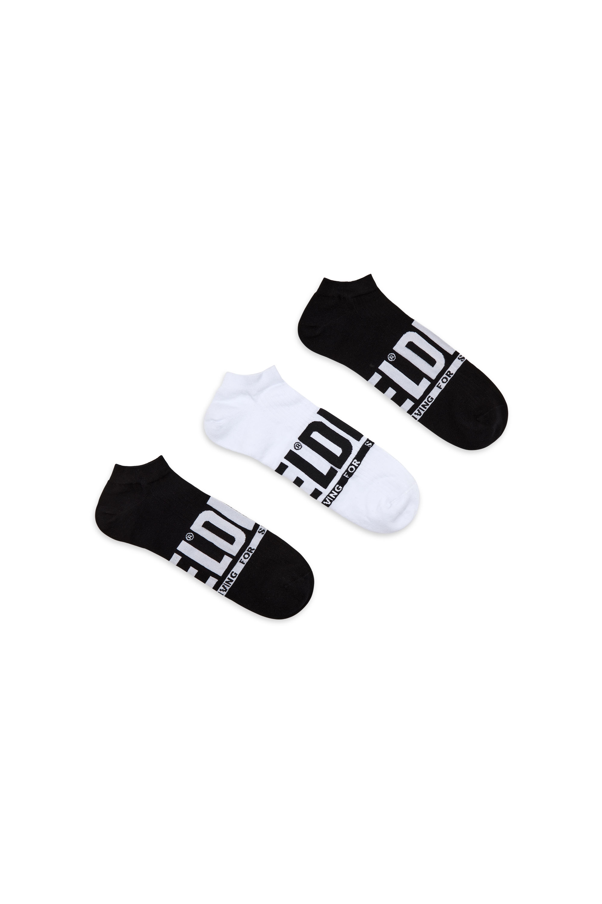 SKM-GOST-THREEPACK, Nero/Bianco