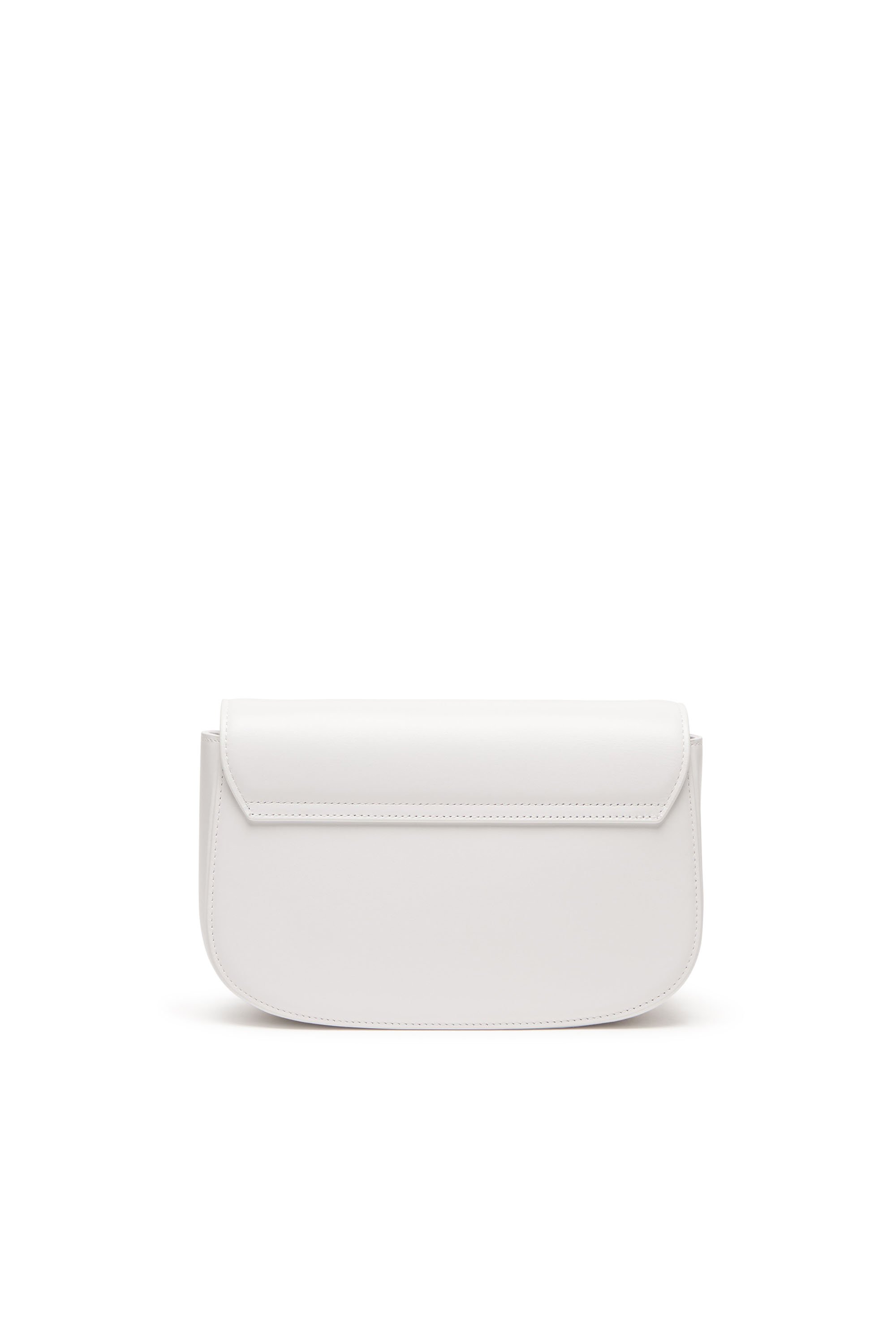 Diesel - 1DR M, 1DR M-Sac iconique à bandoulière Medium en cuir Femme in Blanc - 3