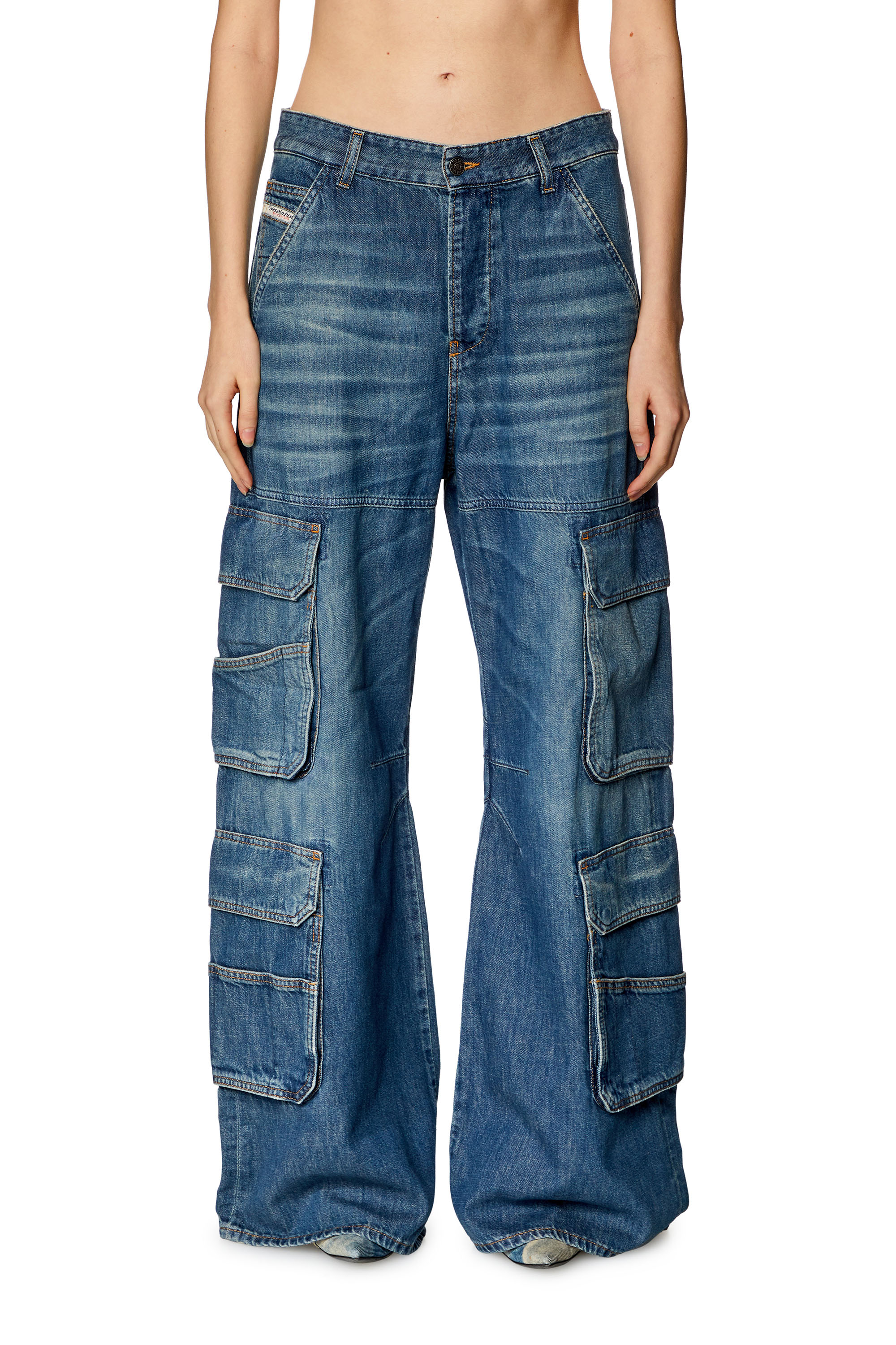 Diesel - Damen Relaxed Jeans 1996 D-Sire 0NJAN, Hellblau - 1