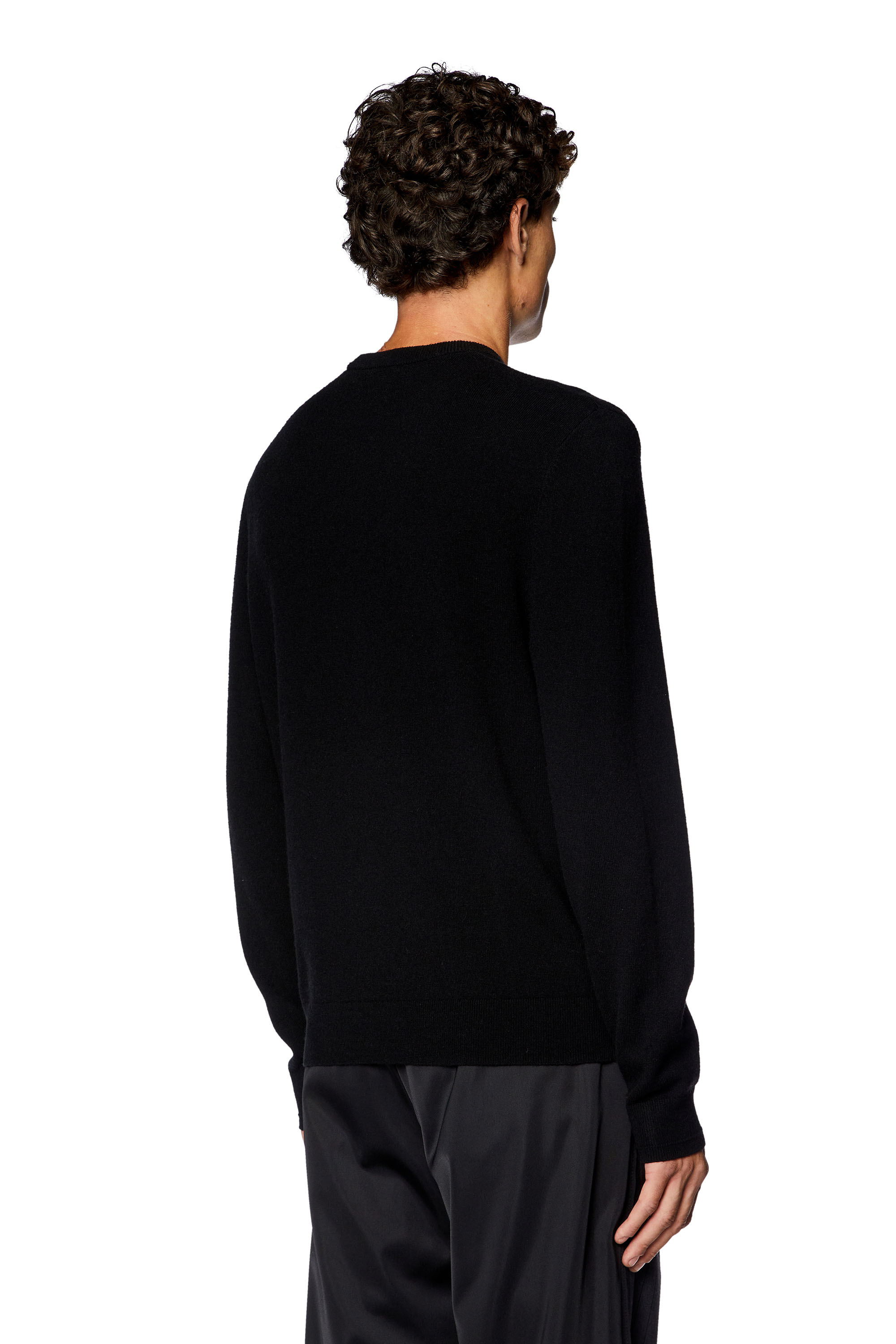 Diesel - K-VIERI, Pull en laine et cachemire Homme in Noir - 4