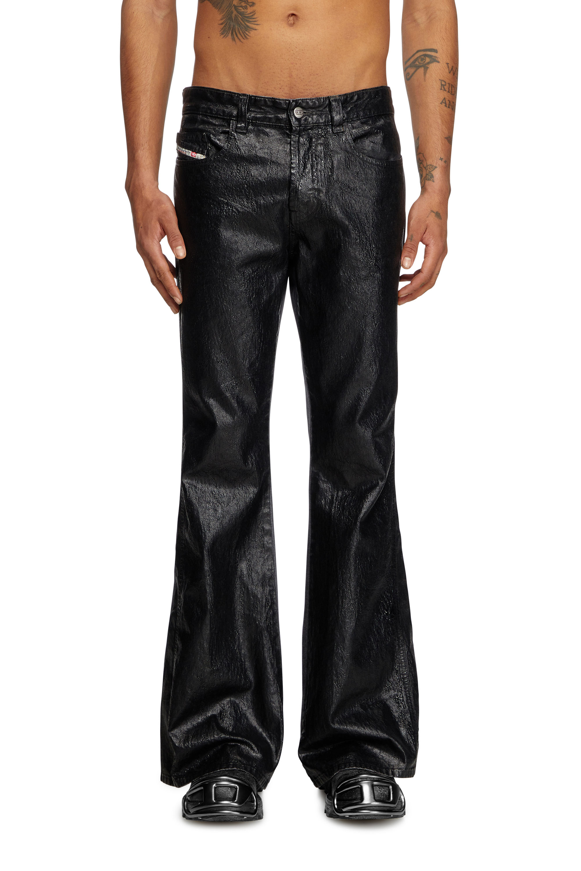 Diesel - Bootcut Jeans 1998 D-Buck 0DBCV Mixte, Noir/Gris foncé - Image 1