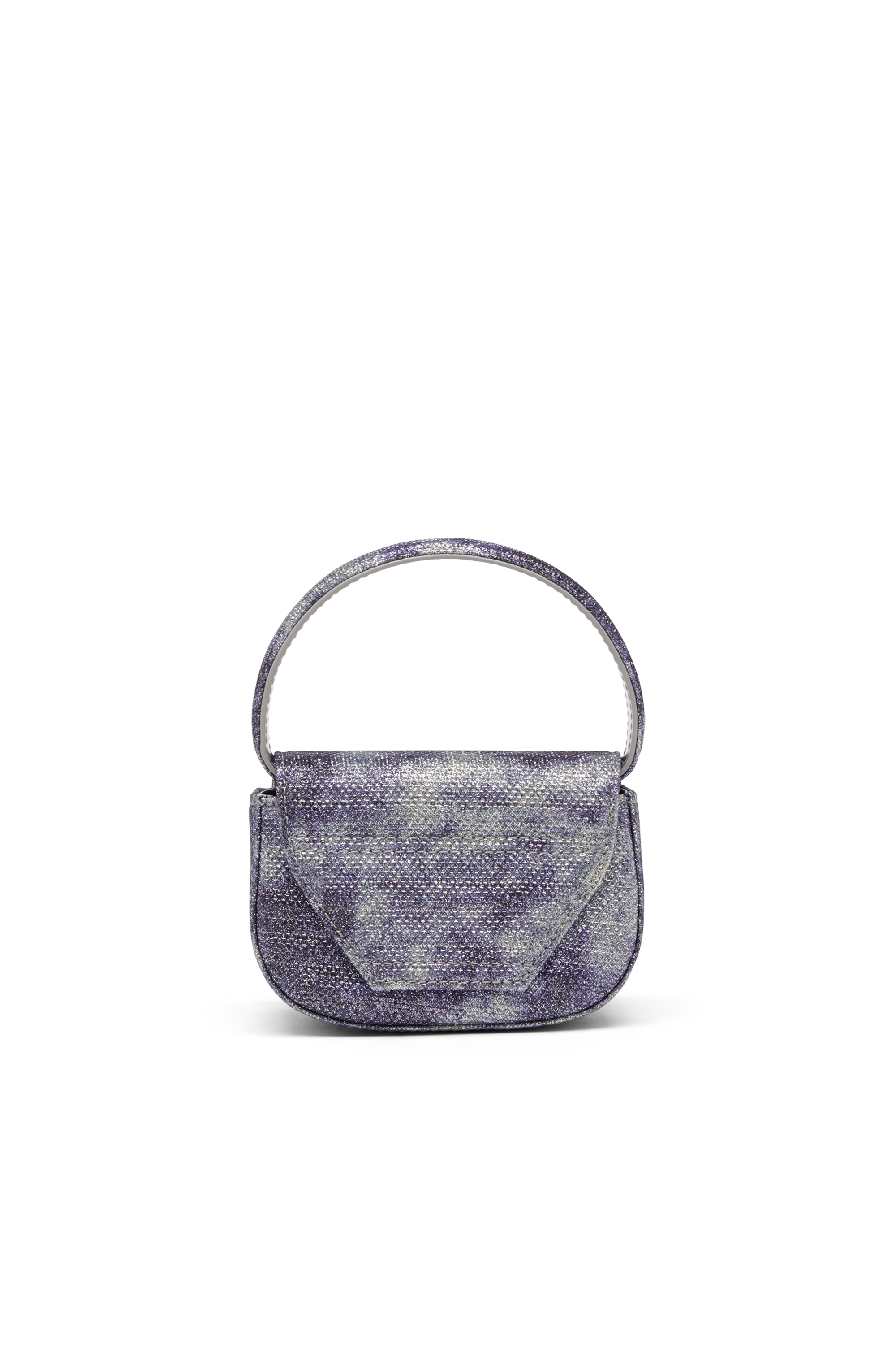 Diesel - 1DR XS, 1DR Xs-Mini sac emblématique en tissu brillant Femme in Bleu - 3
